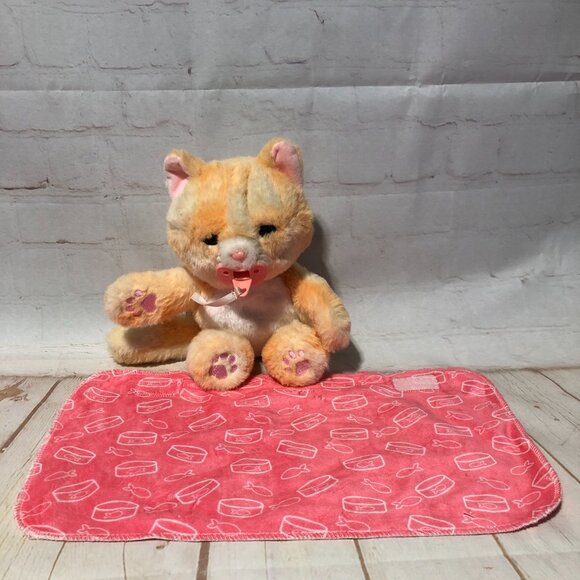 Little Live Pets Puddin' My Dream Kitten Tabby Kitty Cat Plush Working - Picture 4 of 9